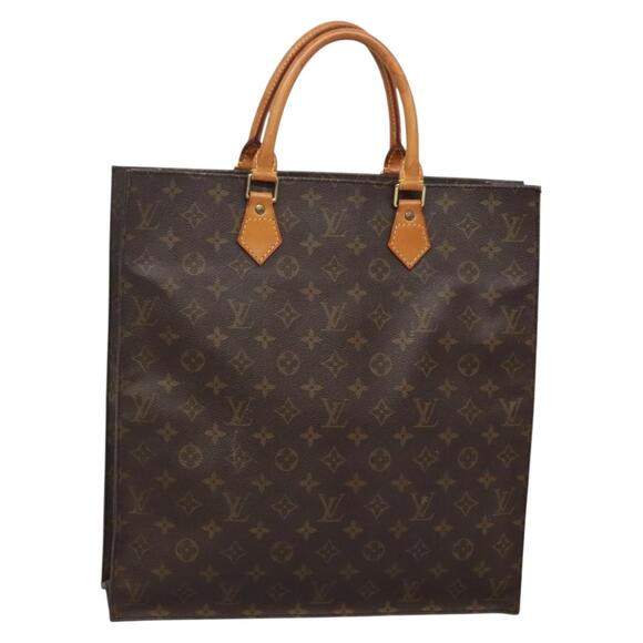 LOUIS VUITTON Monogram Sac Plat Hand Bag M51140 - Picture 1 of 16